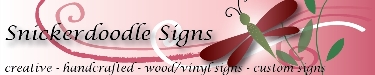 Snickerdoodle Signs