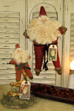 820 Vintage Star Santa