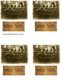 Tag-32   Witch Spells and Tea Party Image