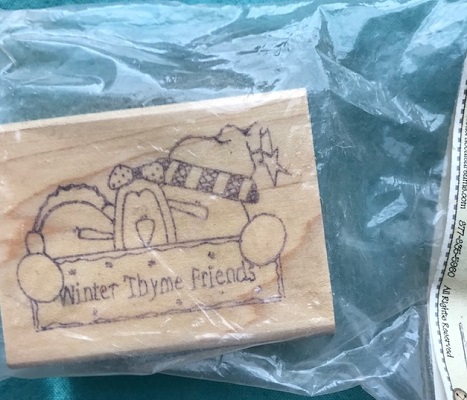 Winter Thyme FRiends (rubber stamp)