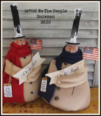 We The People Snowman (#708)